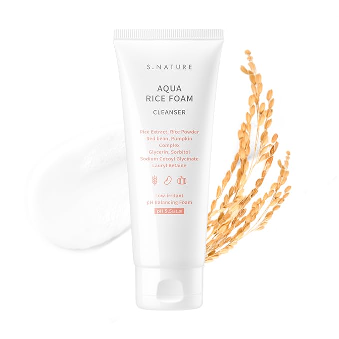 S.NATURE Aqua Rice Foam Cleanser 80ml	